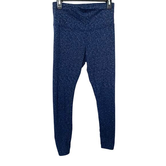 ATHLETIC WORKS HIGH-RISE ACTIVEWEAR LEGGINGS, WOMENS, M (8-10), NAVY COMBO - Picture 6 of 10